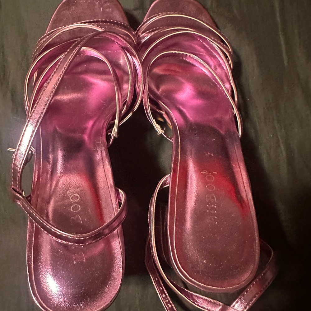 Shiny Purple Platform heels!